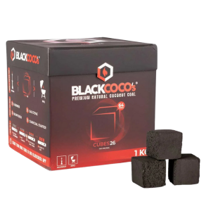 CHARBONS BlackCoco’s Naturels – 1 kg (64 cubes)