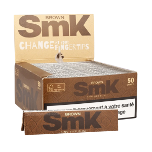 Boîte de 50 carnets Feuilles Slim Smoking SMK – 33 feuilles