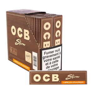 Boîte de 50 carnets Feuilles Slim OCB Virgin – Non Blanchies