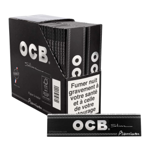 Boîte de 50 carnets Feuilles Slim OCB Premium