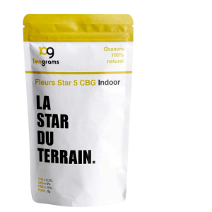 Fleurs de CBD‑CBG Star 5 Indoor – 2 g (CBG < 15 %, CBD < 6 %)