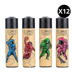 Clipper Mini Astro Sports – Lot de 12 (≈ 14 g/unité)