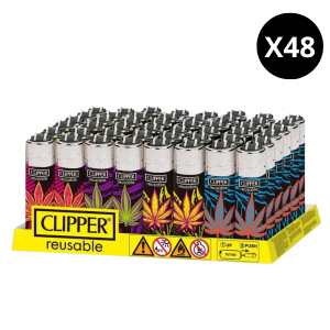 Briquet Clipper Mini Graff CBD – Boîte de 48