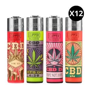 Clipper Mini Justice CBD – Lot de 12 (≈ 14 g/unité)