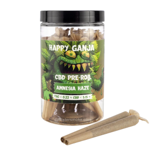 CBD PRÉ-ROULÉ Happy Ganja Amnesia – x25