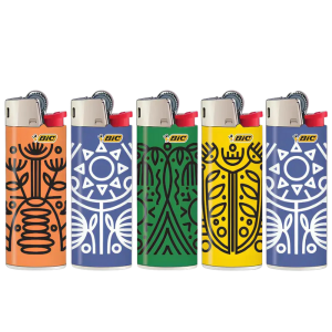 BIC Maxi “Symboles” – Lot de 5 briquets à pierre